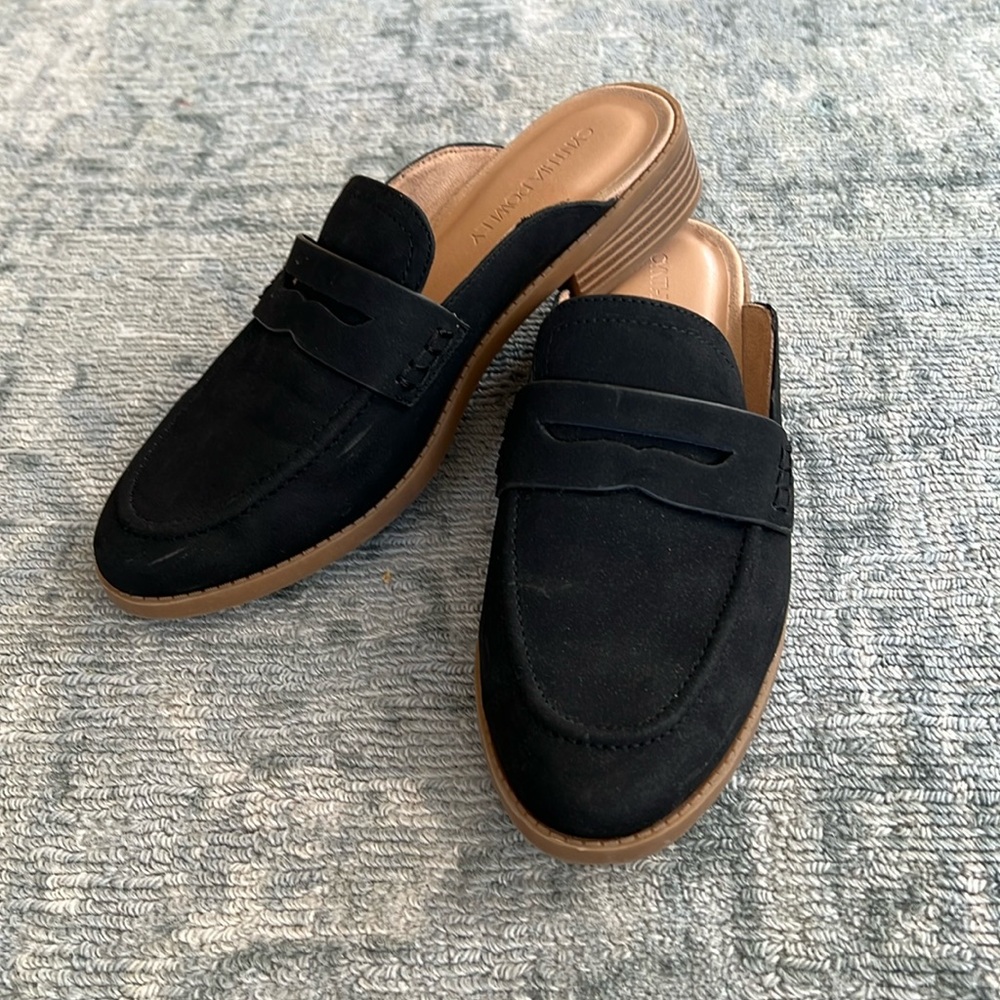 Cynthia Rowley - suede mules